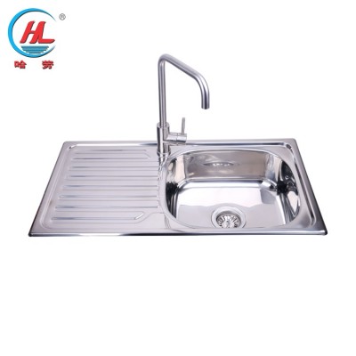 Single Bowl Kitchen Sink 304 Stainless Steel Hand Washing Kitchen Sink Stainless Steel Kitchen Sinks